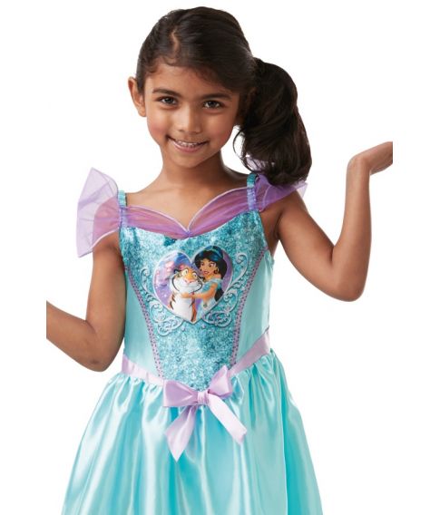 at opfinde patois Belyse Køb Disneys Prinsesse Jasmin kjole str. 104 - 128 cm - Fest & Farver