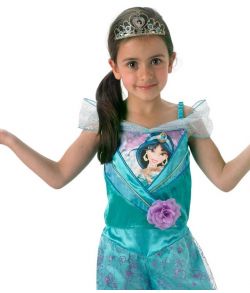 Flot Disney Jasmin kostume til piger.
