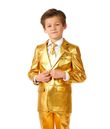 Guld jakkesætte til drenge str. 98 - 128 cm