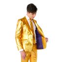 Guld jakkesætte til teens str. 140 - 176 cm