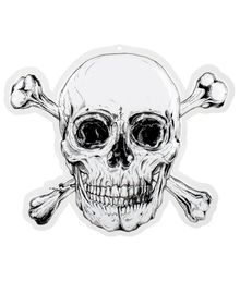 Pirat kranie plastik deco.