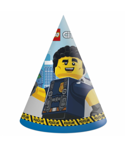 Flotte Lego City partyhatte.