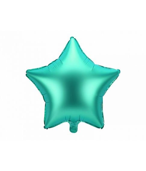 Flot folieballon Stjerne Grøn 48 cm