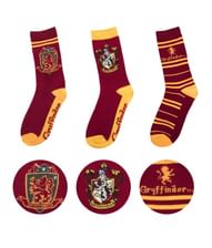 Gryffindor strømper 3 par.