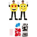 Sjovt Emoji kostume til voksne.