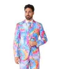 Flot OppoSuit Tie Dye jakkesæt i pastel farver. 