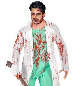 Zombie kirurg kostume.