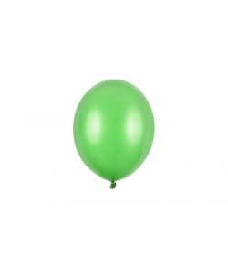 Flotte 100 stk små grønne balloner med metallic look.