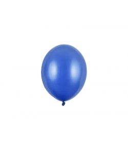 Flotte 100 stk mørkeblå balloner med metallic look.