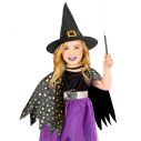 Smart Hekse udklædningssæt med kappe og heksehat.