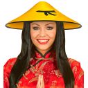 Kinesisk hat i filt.