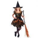 Flot hekse kostume med pailletter og glimmer. 