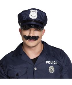 Overskæg politi.