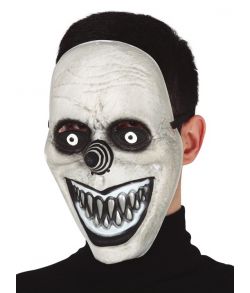 Smiling clown maske plastik.