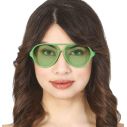 Grønne briller med grønt glas.