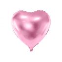 Flot lyserød hjerte folieballon