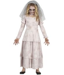 Spøgelsesbrud kostume til piger.