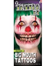 Ondt grin tatovering.