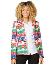 OppoSuit Snazzy Santa blazer.