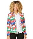 OppoSuit Snazzy Santa blazer.