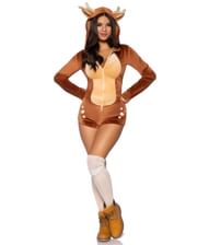 Comfy fawn kostume.