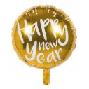 Folieballon HAPPY NEW YEAR guld