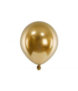 Guld glossy ballon 50 stk