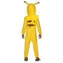 Pokemon Pikachu jumpsuit  i fleece med hætte til børn.