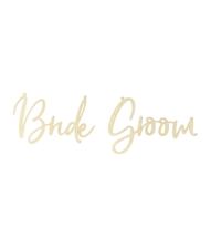 Flotte Bride og Groom stole skilte