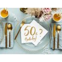 Flotte 50 år Birthday servietter