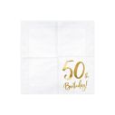 Flotte 50 år Birthday servietter