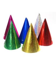  Holografisk partyhat 120 stk