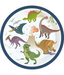 Happy dinosaur tallerken 18cm