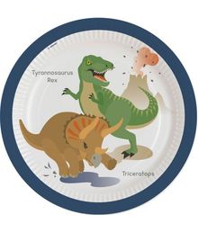 Happy dinosaur tallerken 23 cm