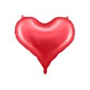 Flot stor rød hjerte folieballon