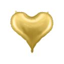 Flot stor guld hjerte folieballon