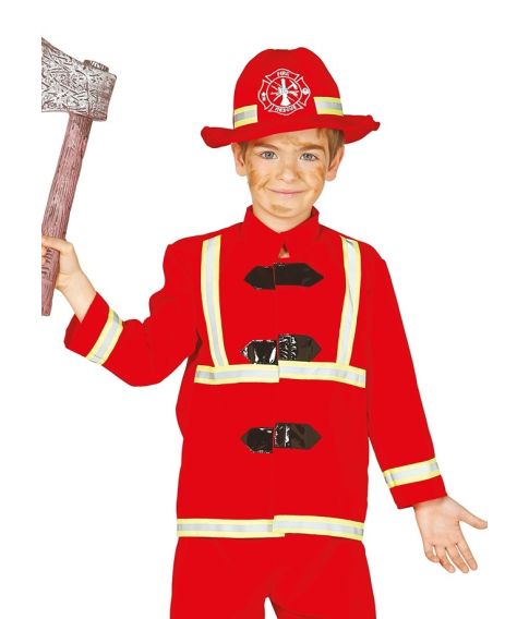 Brandmand kostume børn - Porto fra kun 29 kr - Fest Farver