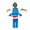 Sjovt Daddy Shark kostume til børn. 