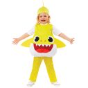 Sjovt Baby Shark kostume til børn. 