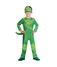 Pyjamasheltene Gekko kostume til børn. PJ Masks kostume.