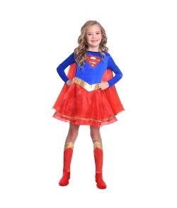 Flot Supergirl kostume  til piger.