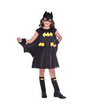 Flot Batgirl kostume størrelse 3 - 12 år.