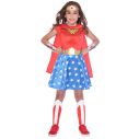 Sejt Wonder Woman kostume til børn. 