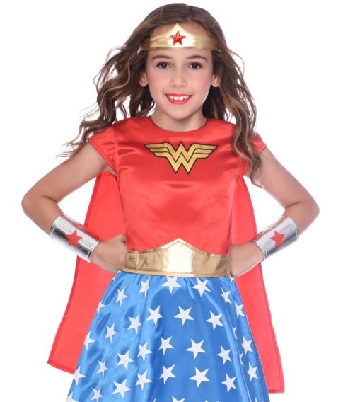 garage Forretningsmand Højde Køb Wonder Woman kostume til piger - Porto fra kun 29 kr - Fest & Farver