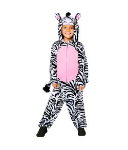 Flot Zebra kostume til piger og drenge.