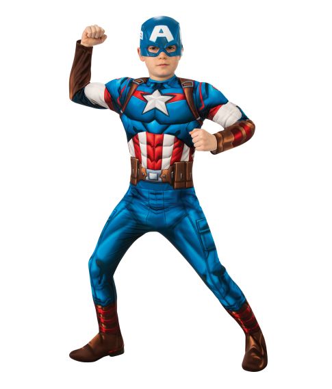 Captain America kostume til drenge
