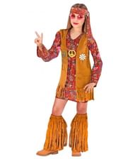 Hippie pige kostume til børn