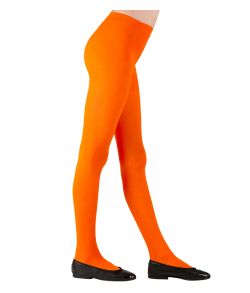 Flotte orange strømpebukser til børn og teens. 