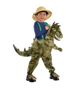 Sejt Dinosaur ride on kostume med lys og lyd.