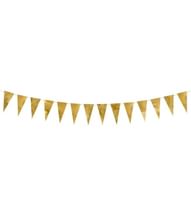 Flot guld vimpelguirlande
